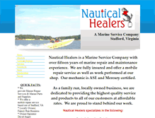 Tablet Screenshot of nauticalhealers.com